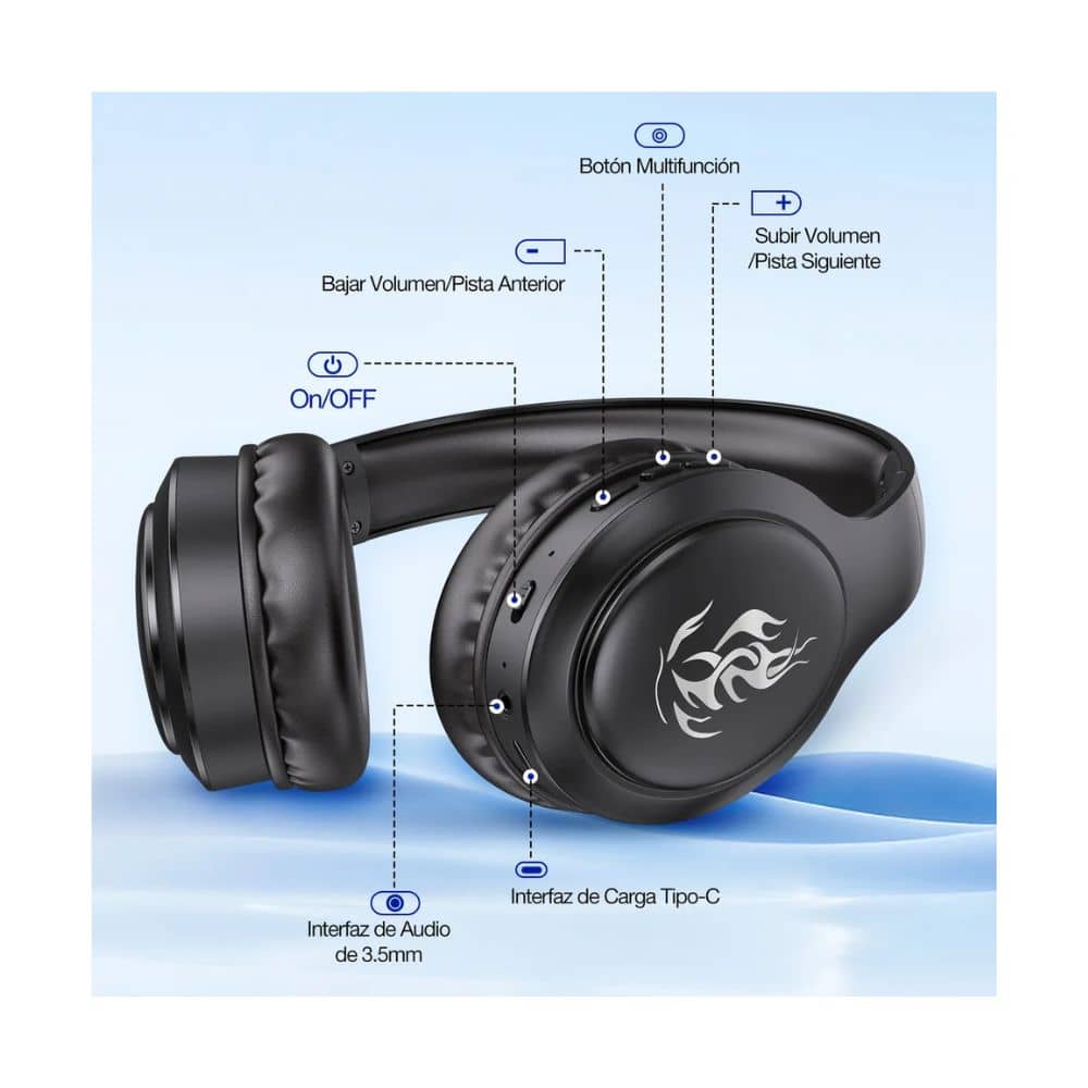 Audifonos Cascos Inalambricos 1Hora AUT202