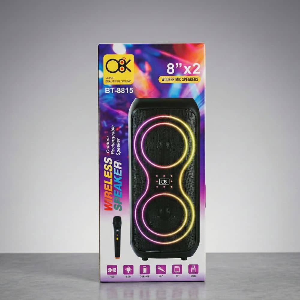 Bocina Bluetooth BT-8815 con micrófono