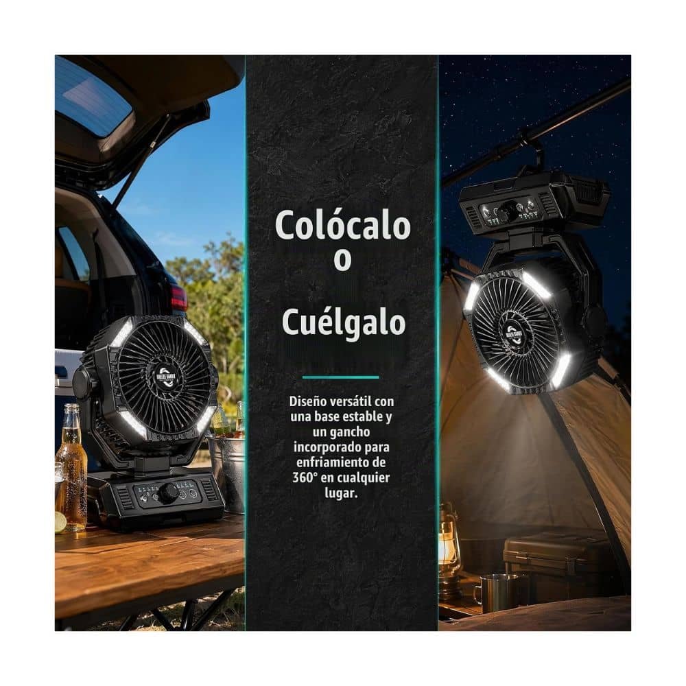 Ventilador recargable 20000 mAh HY-8905A