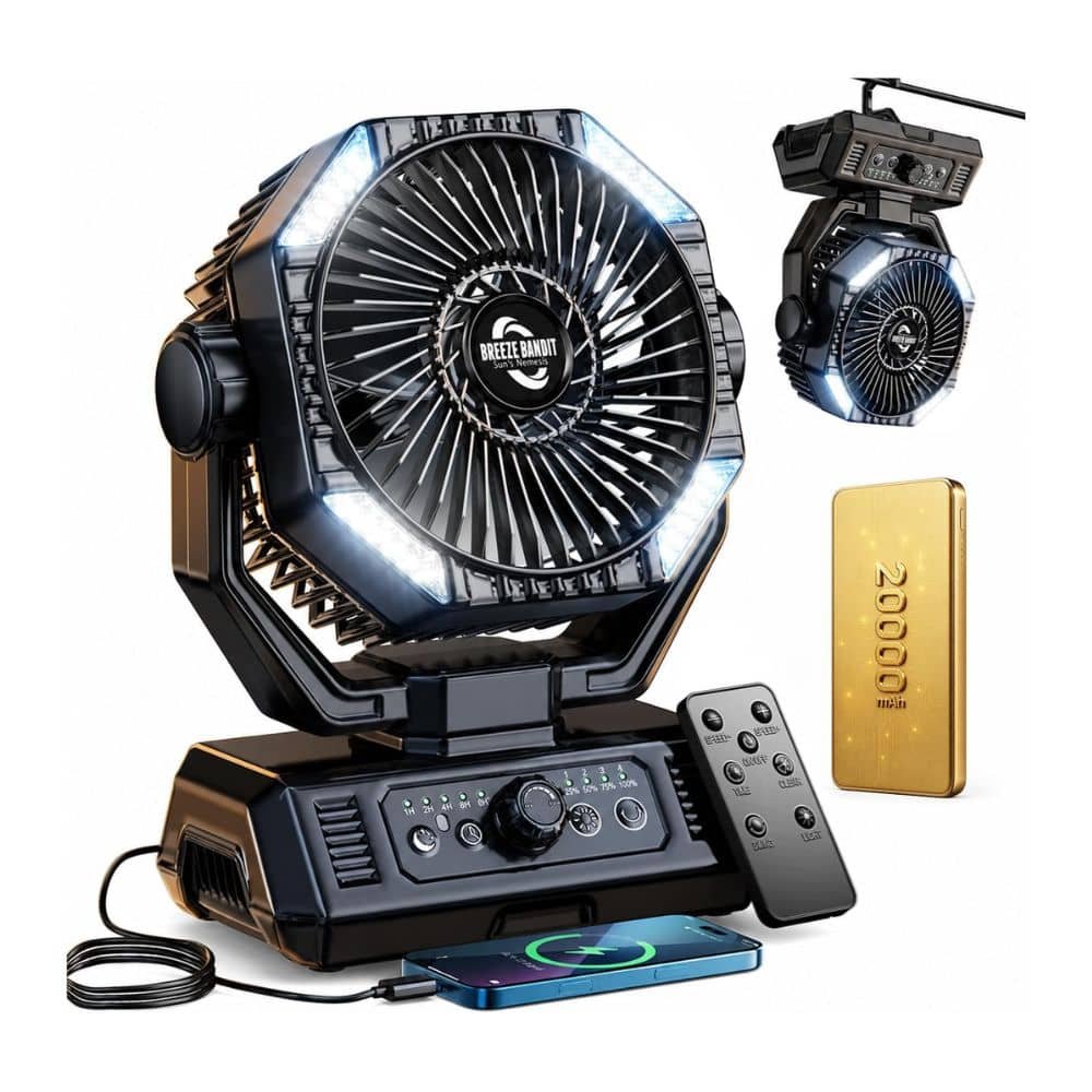 Ventilador recargable 20000 mAh HY-8905A