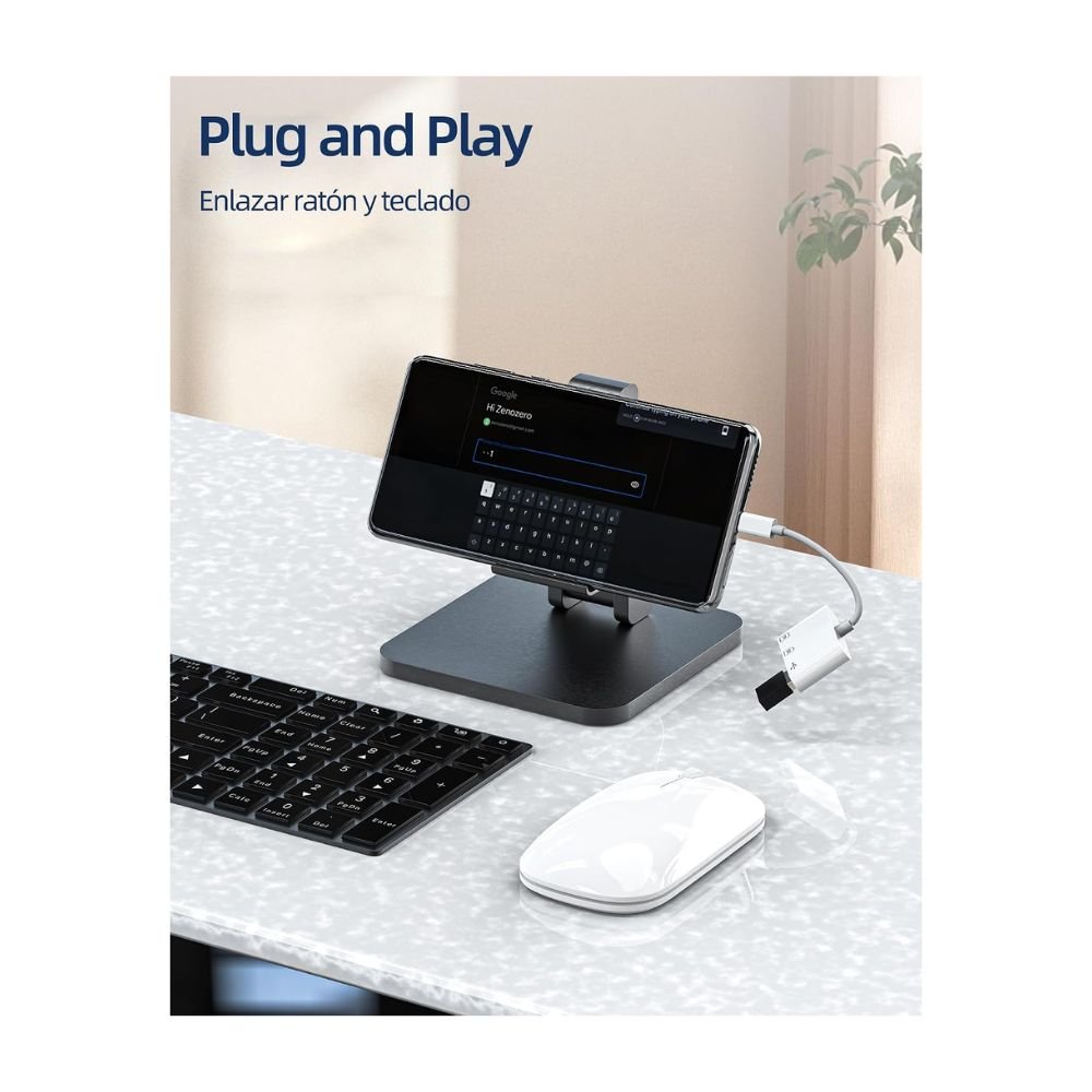 Adaptador USB-C para Tarjetas SD, microSD y Memorias USB