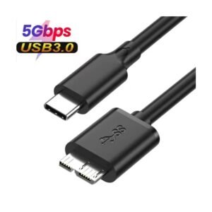 Adaptador cable tipo C a Micro B, disco duro USB 3.0