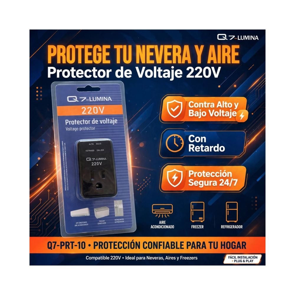 Protector Veladores de corriente voltaje 220V