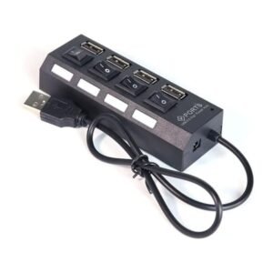 Regleta Hub USB 4 puertos