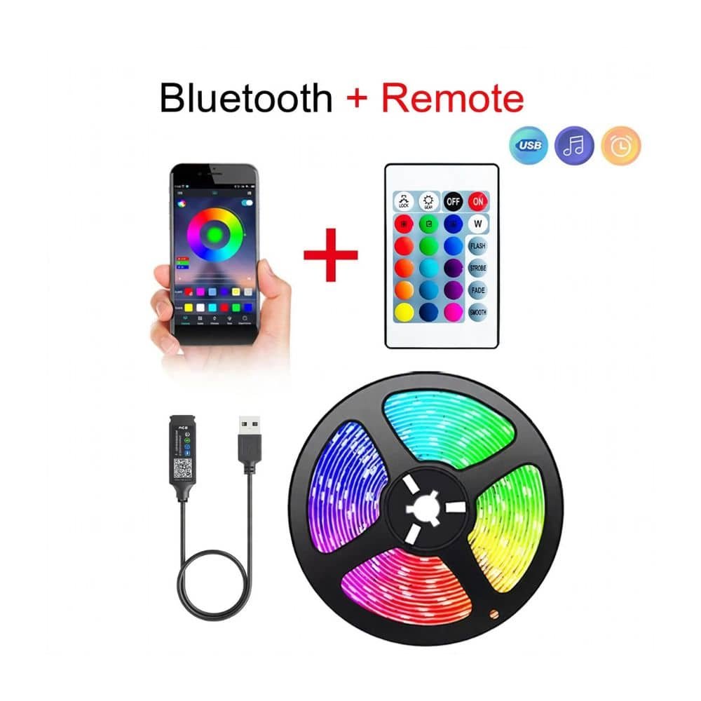 Tira de Luces LED RGB 5050 USB 5V