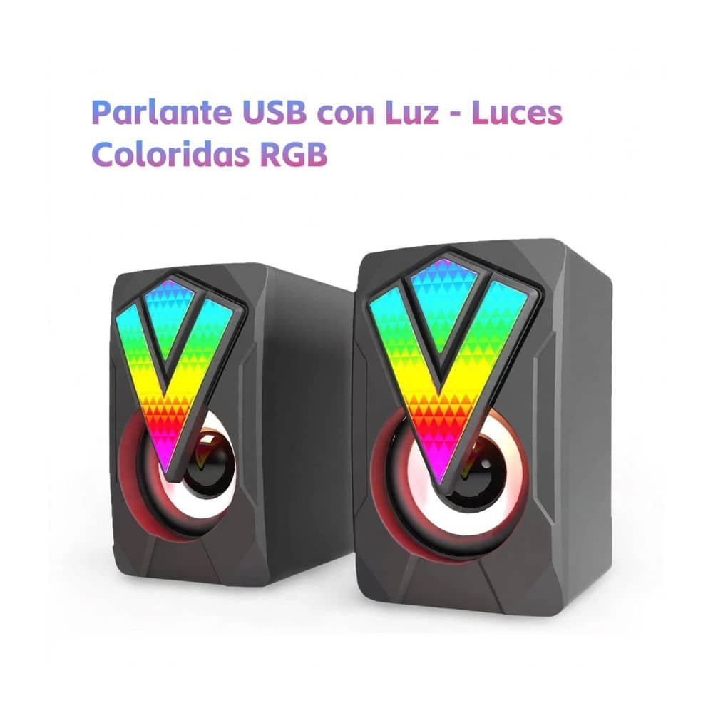 Altavoces bocina estéreo para computadora alimentación USB