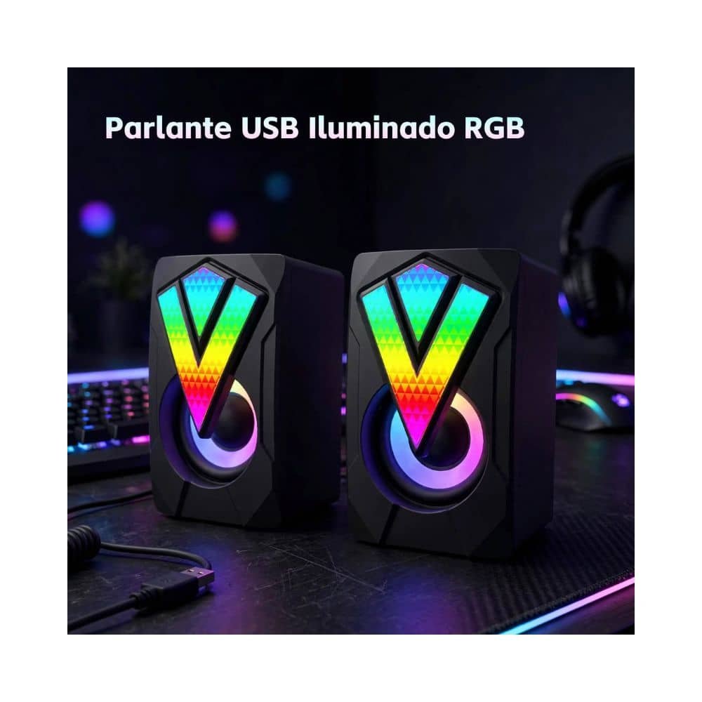Altavoces bocina estéreo para computadora alimentación USB