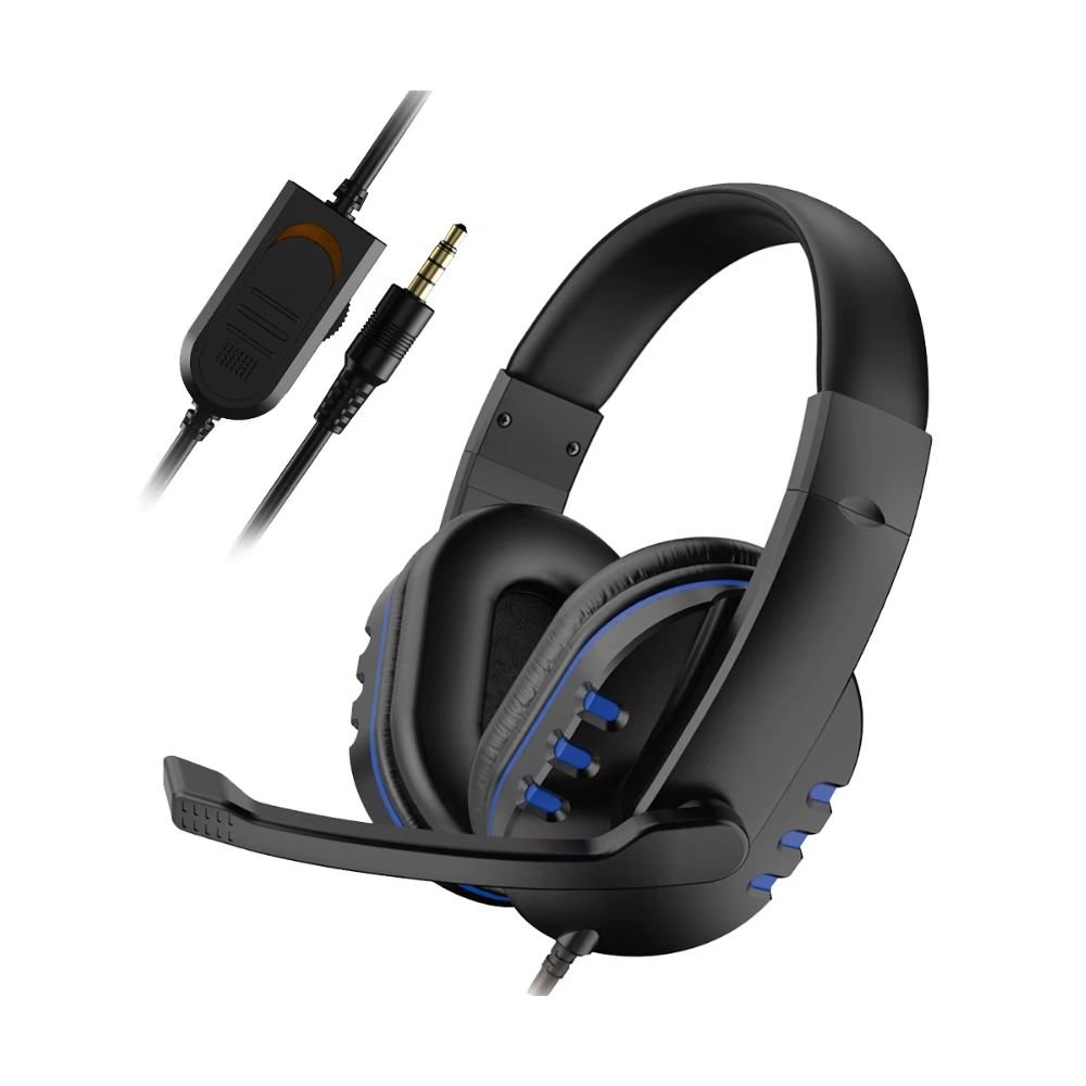Audífonos Cascos Gaming Pro PS4 Azules