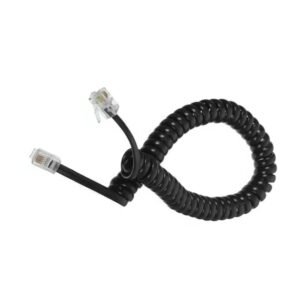 Cable telefónico en espiral para teléfono fijo