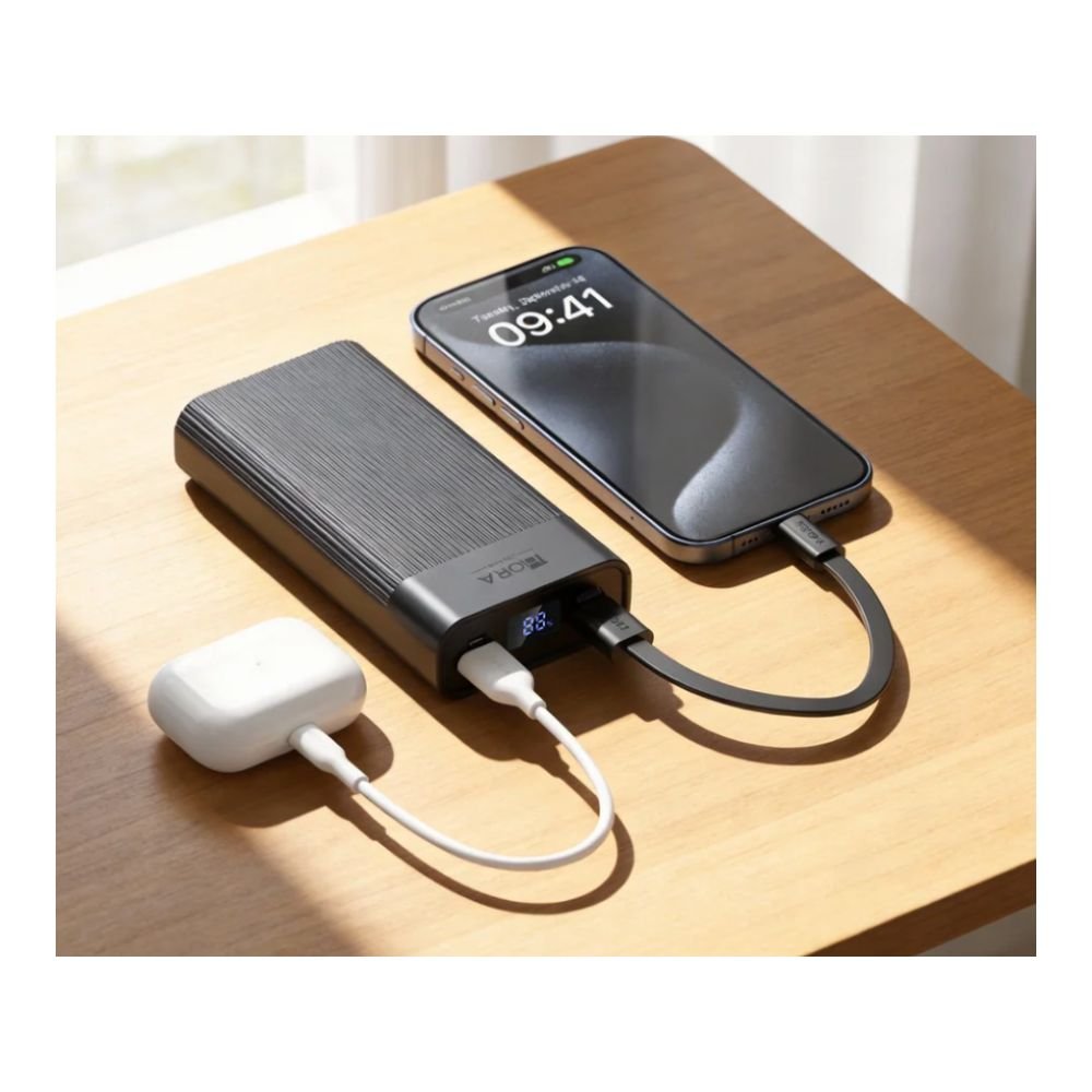 Powerbank 1Hora 20000mAh pantalla LED digital